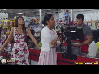 porn promotion at the grocery store | amateur, lesbian, fetish and bdsm